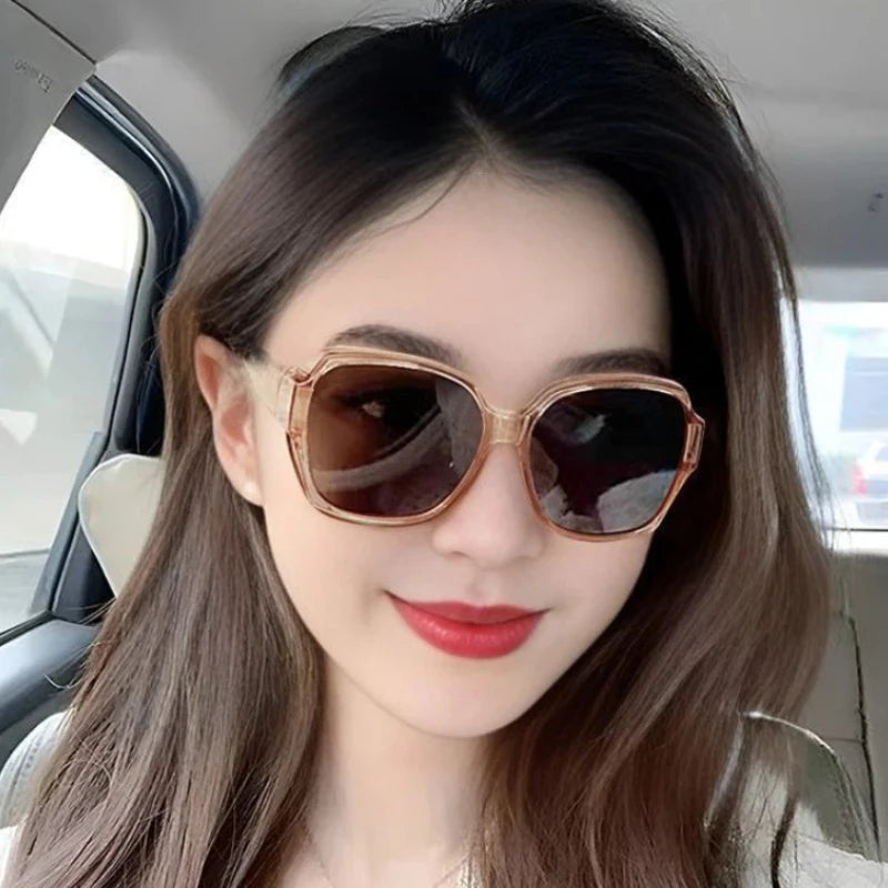 Polarized Sunglasses Can Cover Myopia Glasses Men's and Women's UV Protection to Make round Face Thin-Looked for Driving
