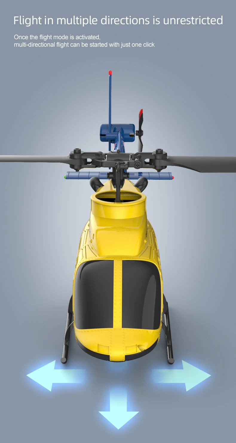RC Plane 2025 RC ERA A60 1:42remote-controlled aircraft  Bell 206 helicopter optical flow positioning 2.4g original