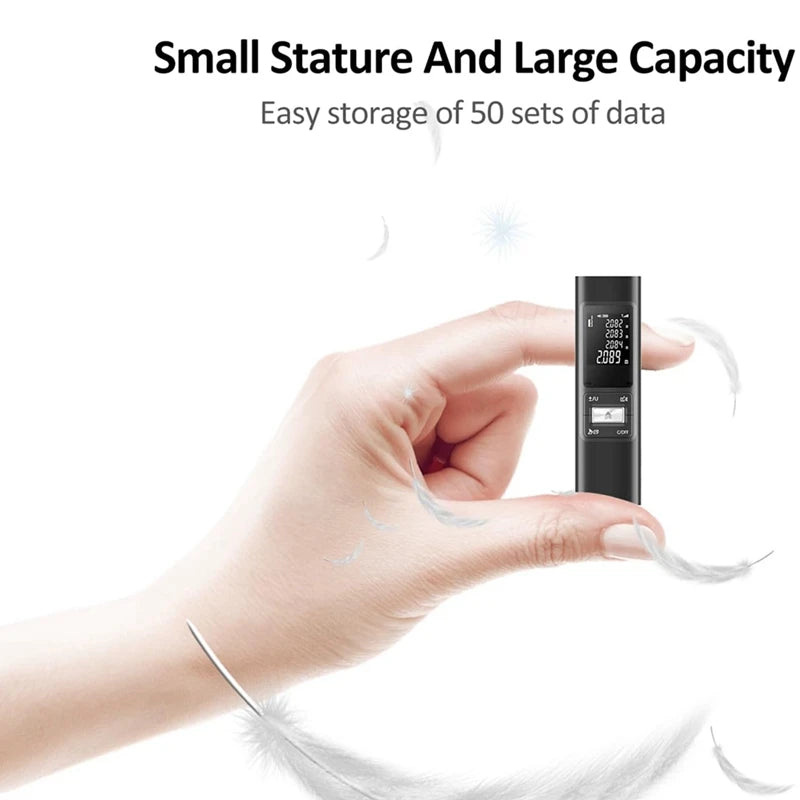 A69edistance Meter Handheld Finder ±2Mm High Precision Digital Mini Distance Measuring Meter Indoor Measurement Device