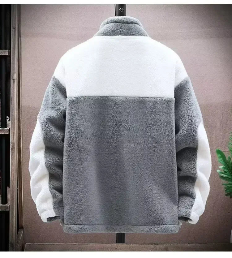 Winter Jackets New Men's Winter Sherpa Lined Jacket Heavy Duty Thermal Warm Fleece Coat Windproof Outdoor Work Jacket Hooded
