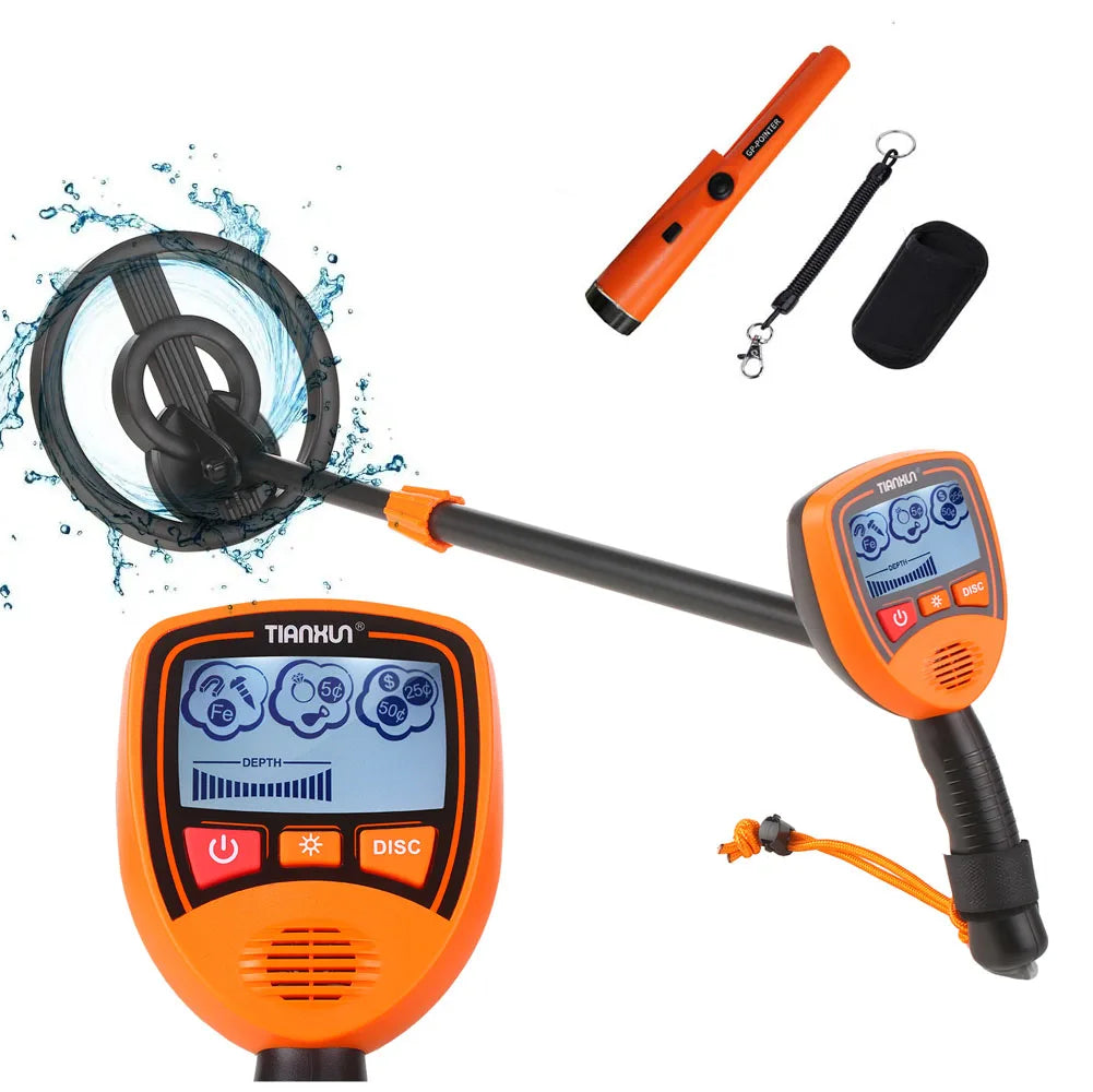 Metal Detector MD-1012 Underground Beach Treasure Hunter Detector Tool Gold Finder Metal Seeker Beginner Parents-Kids Gift