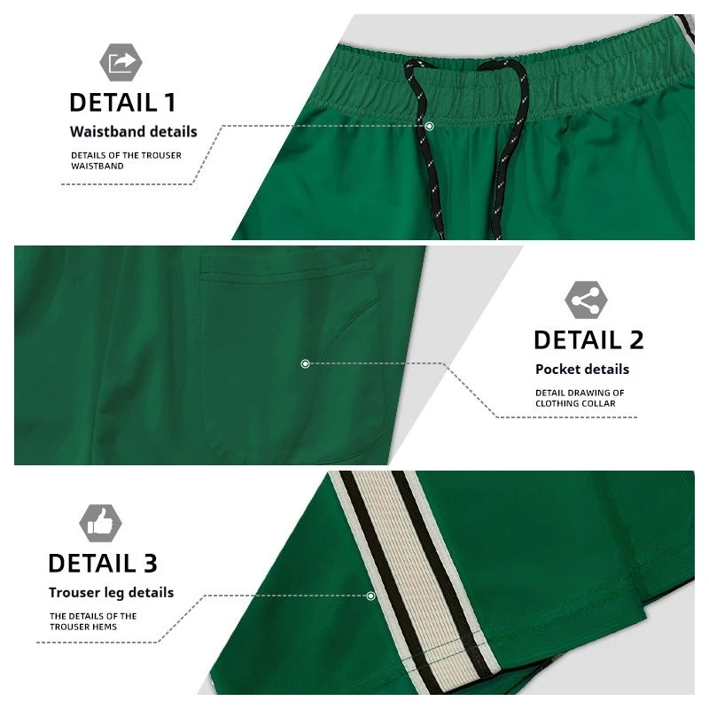 2025 New Summer Men's Casual Sports Pants Gym Workout Joggers Running Trousers for Men Waist Lightweight Quick Dry