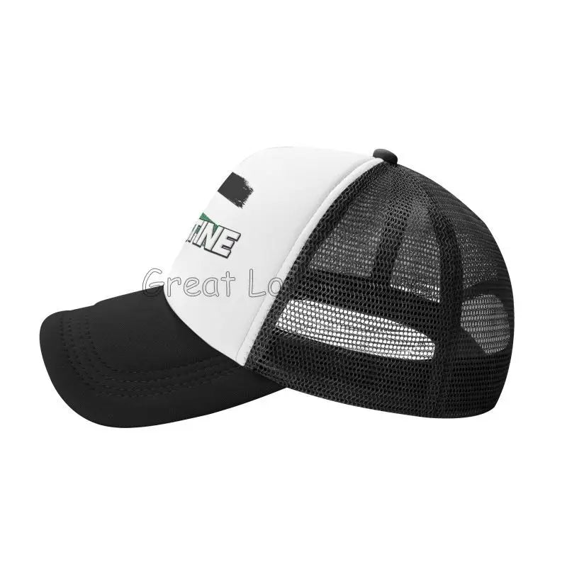 Palestine Flag Baseball Caps Breathable Mesh Cap for Women Men Summer Outdoor Casual Sun Protection Hat Adjustable Snapback Hat