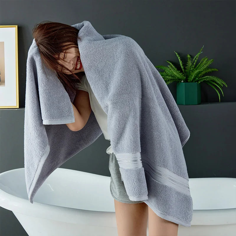 Egyptian Cotton Bath Towels Towels Combed Face Towels Set or Individually Suitable for Sports Travel Home Hotel and Bathroom Use