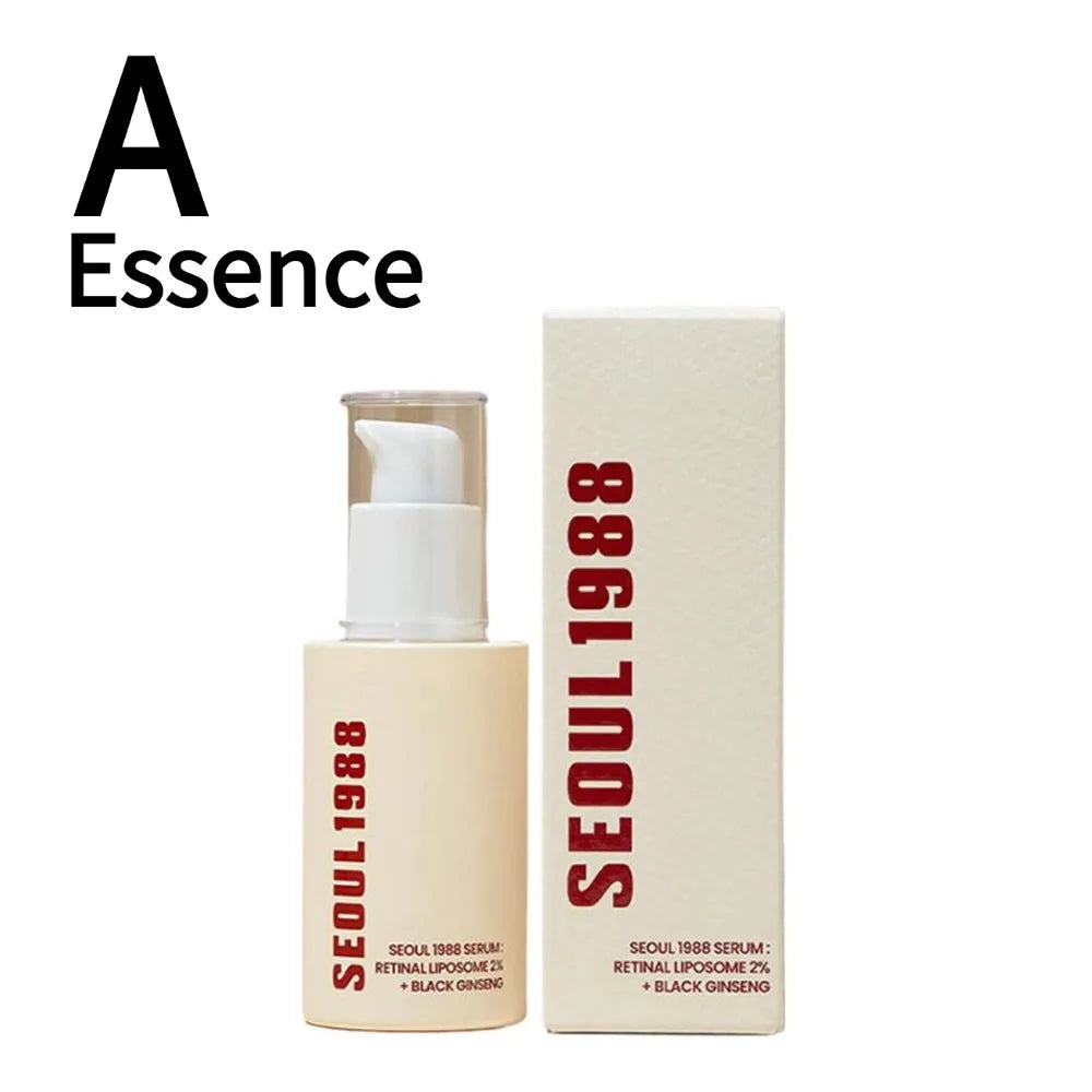 For SEOUL 1988 Retinol Face Care Serum Beauty Skin Care Kit Vitamin C Moisturizing Firming Anti Aging Wrinkle Skincare