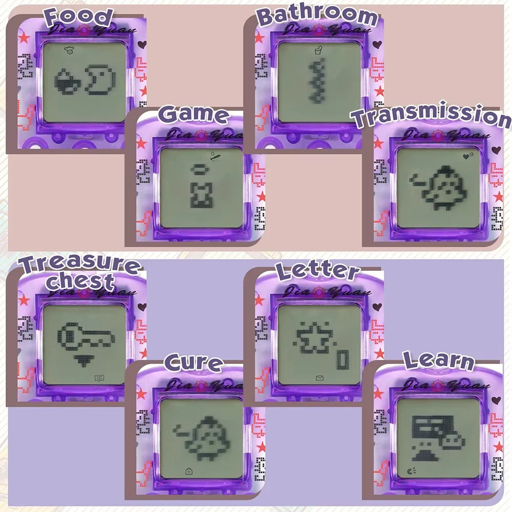 Tamagotchi 1Pcs Children's electronic Pet 168 Pets In 1 Virtual Cyber kid Digital Pet Toy Pixel Funny Gift Play Toy keychain BTJ