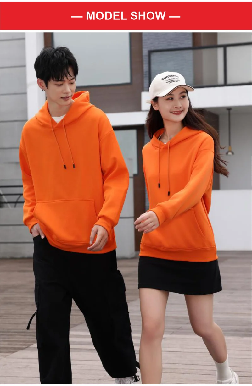 YOTEE Customized Printed Embroidered Men's and Women's Hoodies Loose Casual Long Sleeve Hoodies Personalized Street Sports