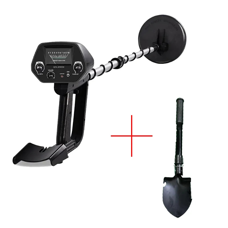 MD-4030 metal detector. Professional underground treasure finder, ID68 waterproof. Search coil, battery powered (not included)