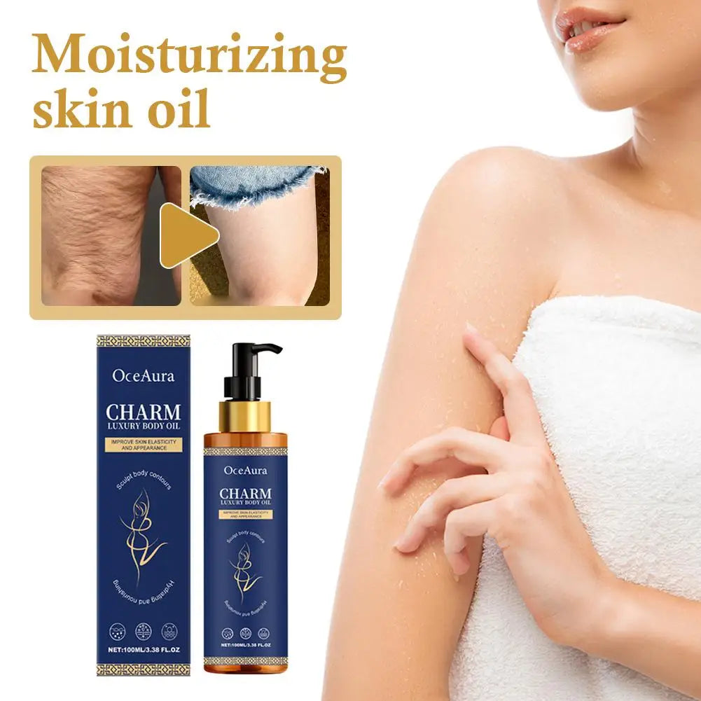 OceAura Natural Plant Oil Body Oil Moisturizes Softens Skin Reduce Cellulite Leaving Supple Gentle Refreshing Smooth Non-sticky
