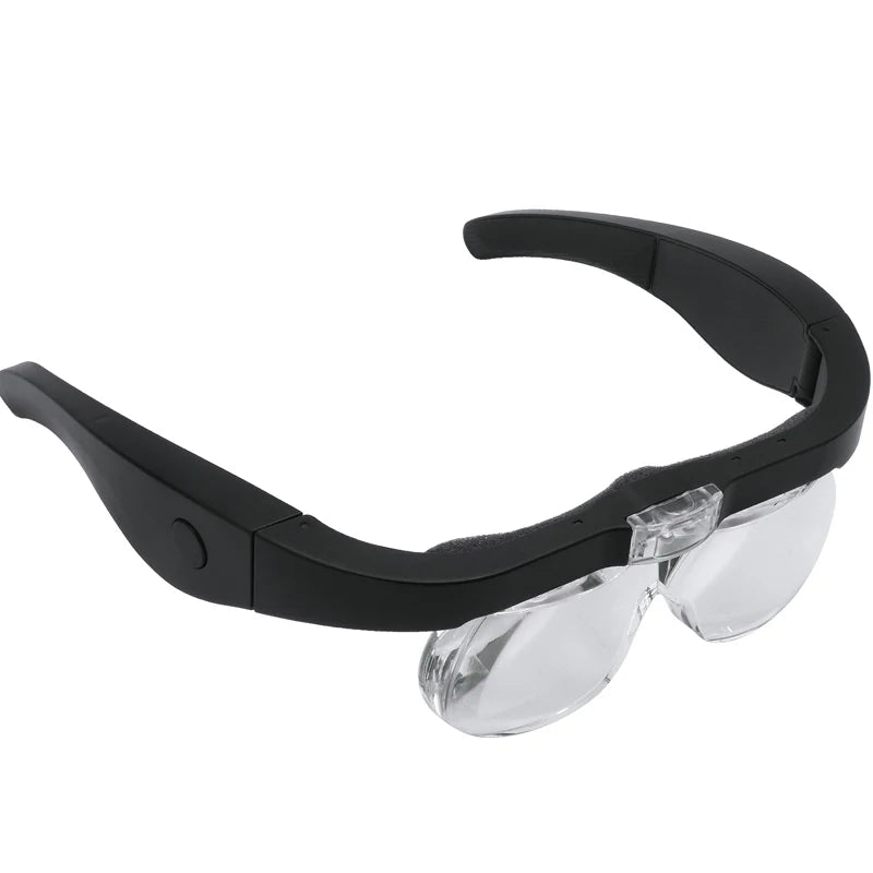 Magnifying Glasses Magnifier1.5X 2.5X 3.5X 5.0X USB Rechargeable With LED Light For Reading Jewelers Watchmaker Repair Wearing