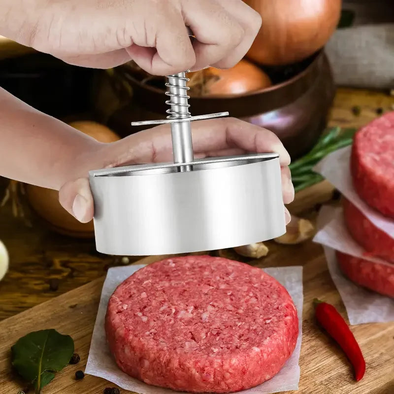 1PC Non-Stick Hamburger Patty Press,Cheeseburger Patty Maker Mold For Meat Beef Cheese Veggie,Burger Maker For Grill Griddle BBQ