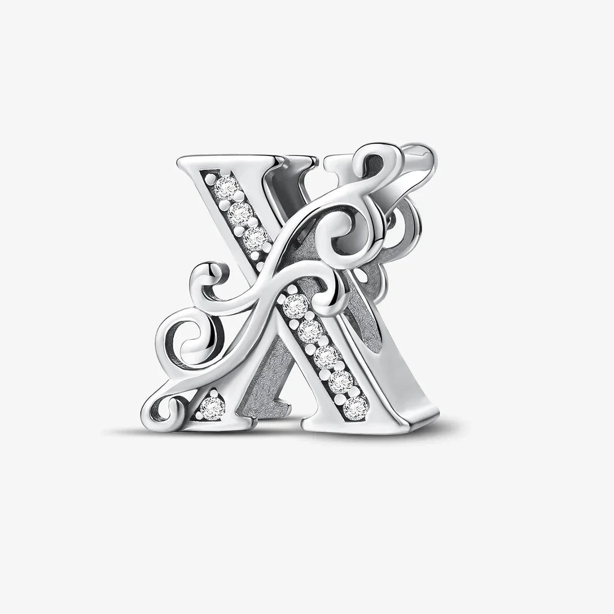 925 Sterling Silver English Letter Charms Beads Fit Original Pan DIY Bracelets Making Gift Of High Quality Fine Jewelry