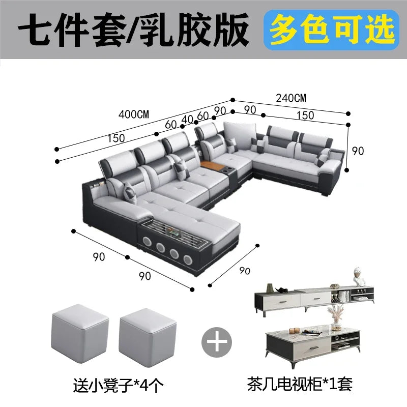 Seater Modern Sofa Ajustable Luxury Sectional Multifunctional Reclining Sofa Cushion Lazy Meubles De Maison Salon Furnitures