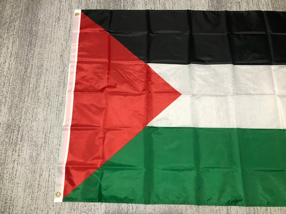 Palestine Flag 60x90cm 90x150cm Hanging Polyester Gaza Palestinian Banner for Decoration National Palestine Palestinians Flags