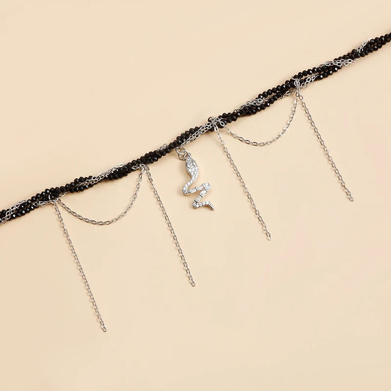Cross Pendant Necklace For Women Light Luxury Tassels Clavicle Chain Cool Choker Exquisite Fashion Necklace Jewelry Gifts
