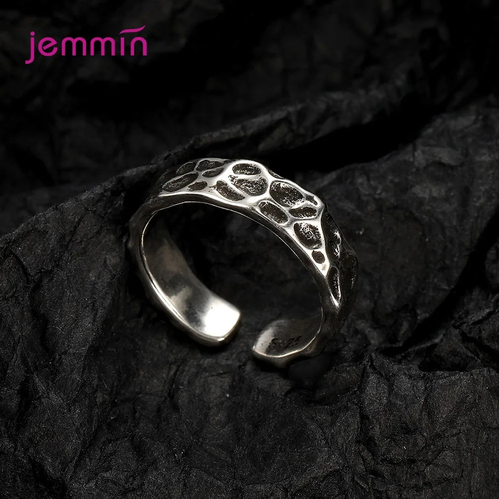 925 Sterling Silver Elegance High Quality Free Size Rings For Girls Women Adjustable Size Engagement Date Accessory