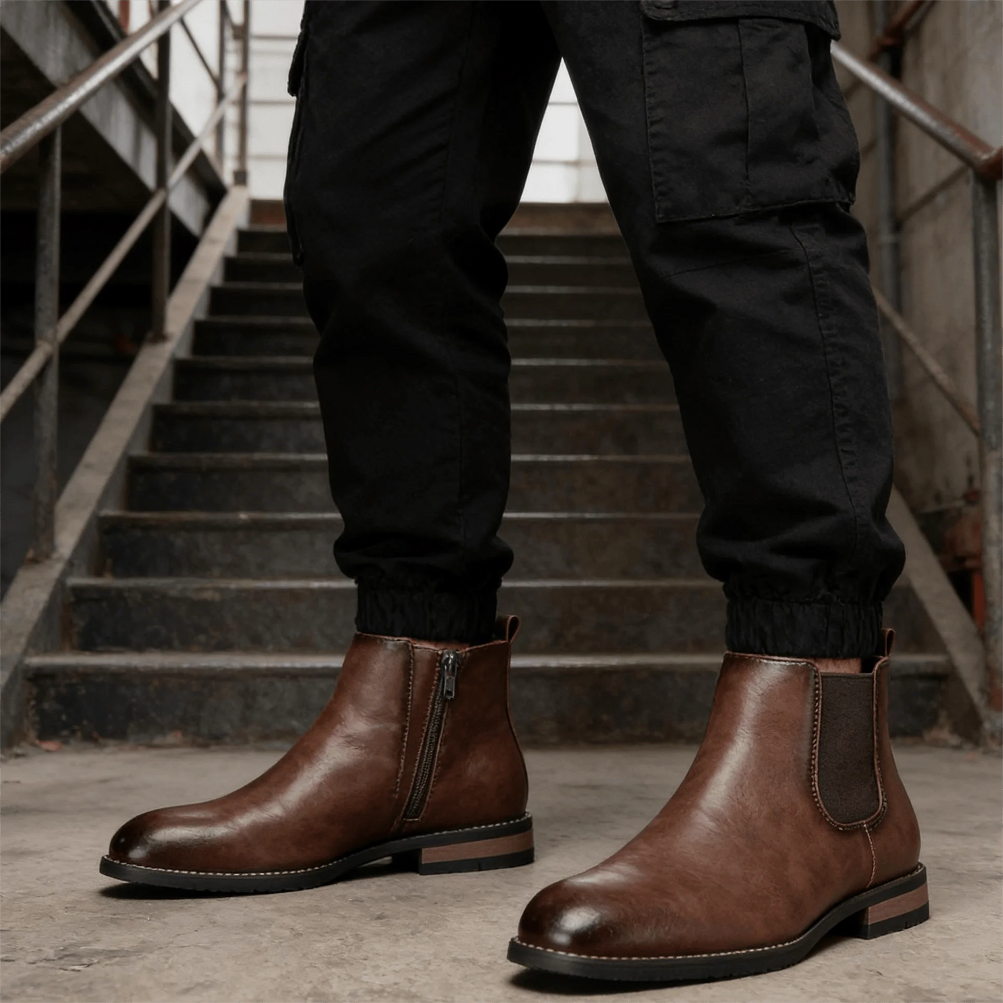 Boots Men Casual Brand Comfortable 2026 Fashion Boots Leather
