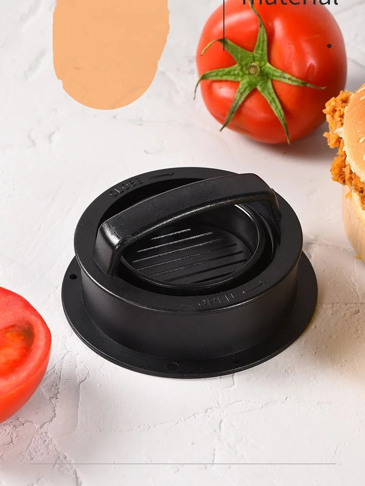 Round Hamburger Presses Burger Press Beef Grill Food-Grade Hamburger Helper Meat Press Cutlets Patty Maker Mold Kitchen Gadgets