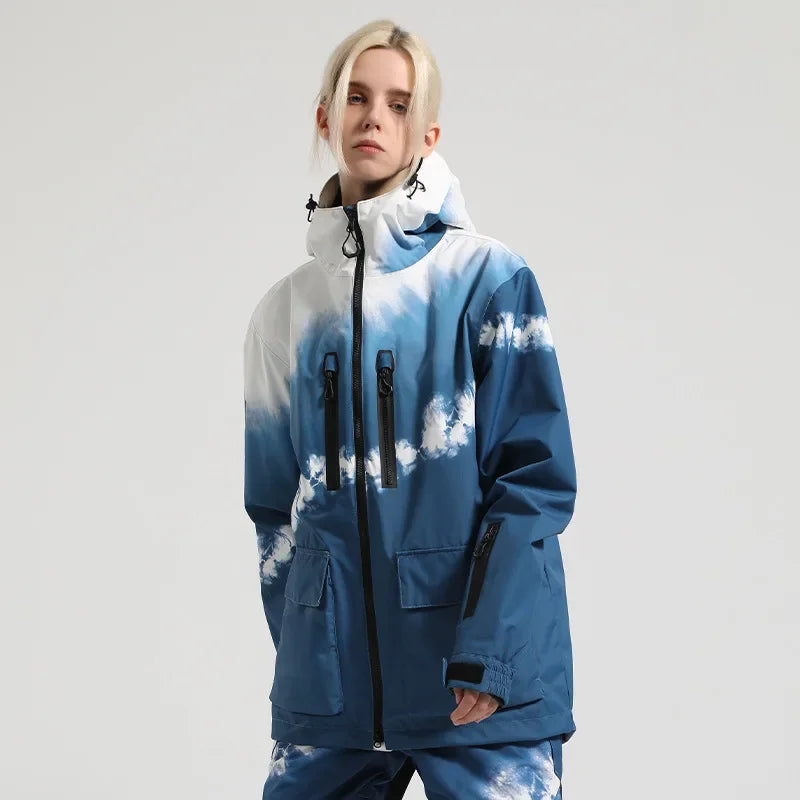 Winter New Skiing Jackets Thickened Warm Winter Clothes Outdoor Sport Waterproof Jackets Loose Couple Snow Coats Snowboard Tops
