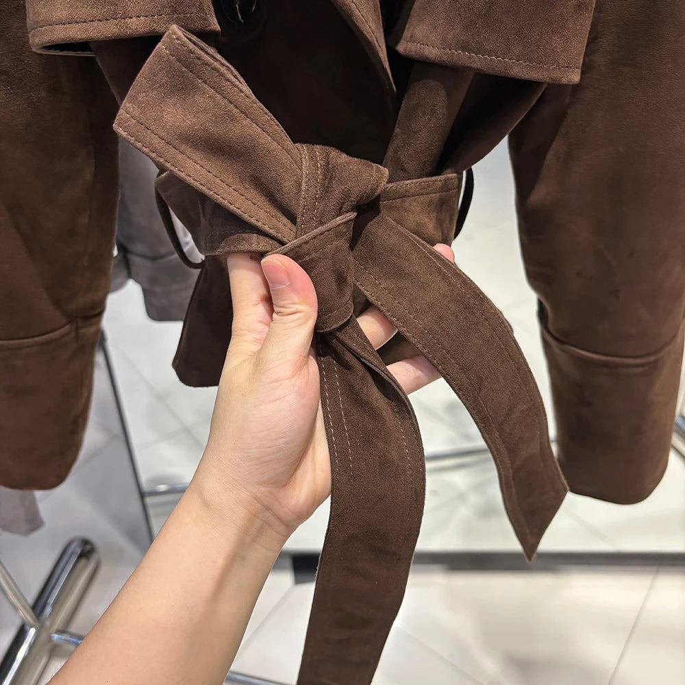 YOLOAgain Real Leather Jacket Women Burgundy Grain Leather Jacket With Belt