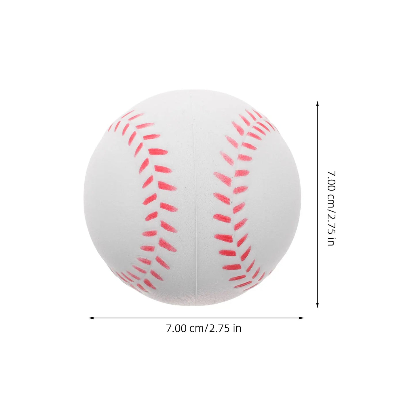 6Pcs Sponge Training Baseball Pitching Batting Kids Tennis Balls Bases Softball Sports Pu Practice Baseball Outdoor sports