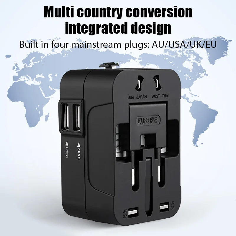 Multinational Travel Conversion Plug Multifunctional Travel Conversion Plug Universal Conversion Plug Worldwide EU UK US AU