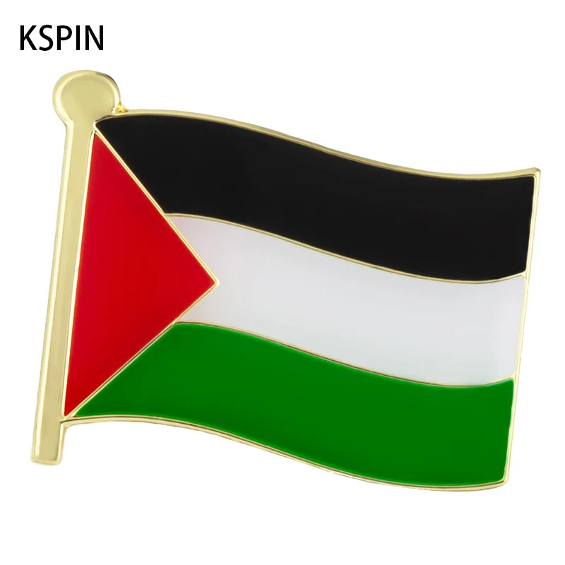 Palestine  flag Flag Badge Flag Brooch National Flag Lapel Pin International Travel Pins