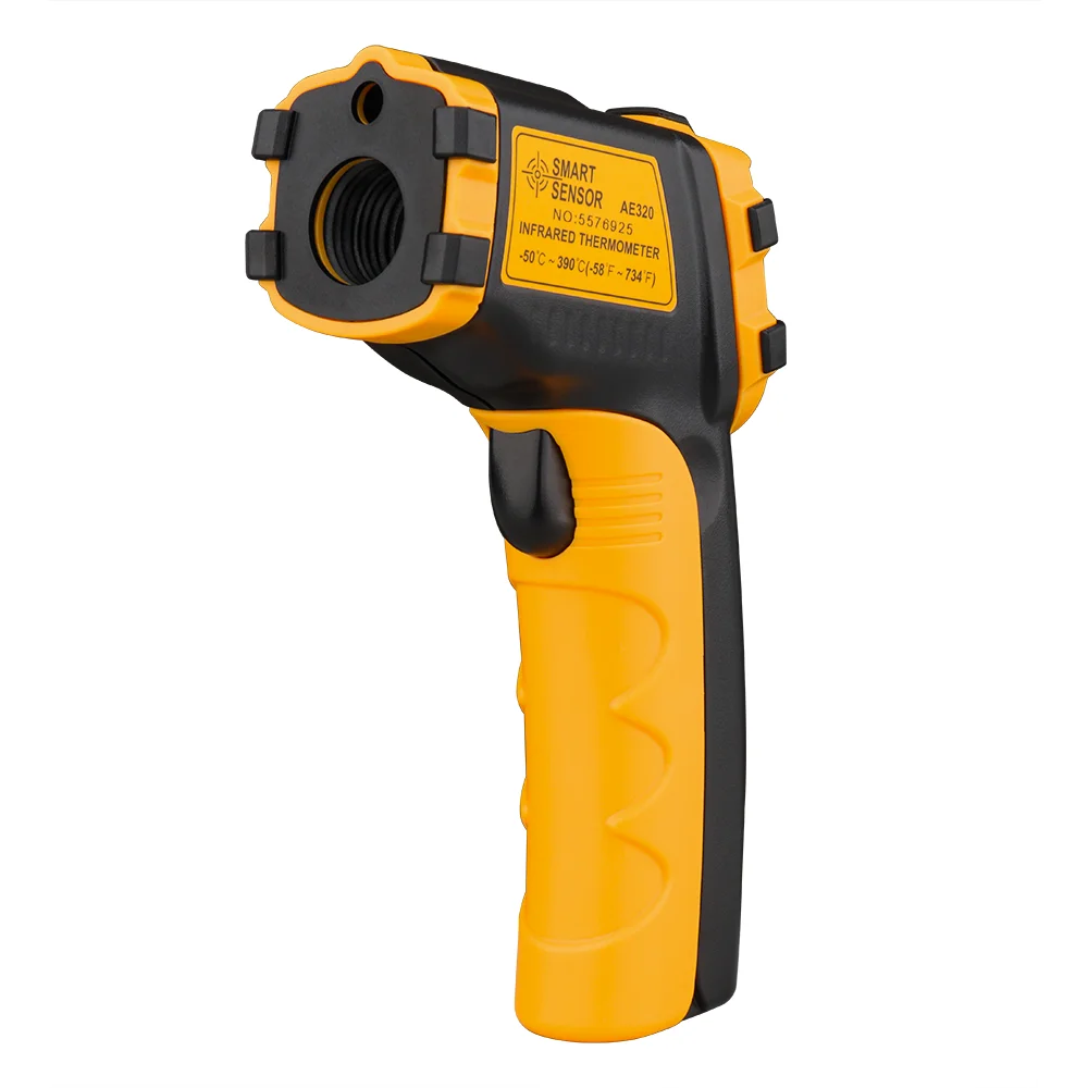 Digital Infrared Thermometer Laser Temperature Meter Non-contact Pyrometer Imager Hygrometer IR Termometro Color LCD Light Alarm