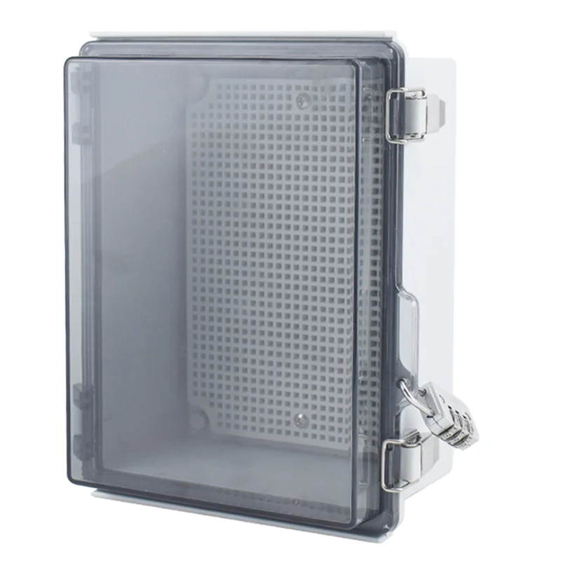 VELIF-ABS Outdoor Waterproof Juction Box Transparent Cover IP66 Electronic Instrument Case Power Distribution Enclosure