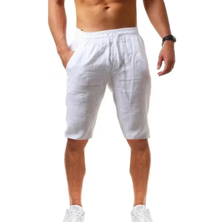 ropa hombre baggy pants Men's Cotton Linen Casual Pants Breathable Trousers Fitness Streetwear Clothing Jogging Autumn Summer
