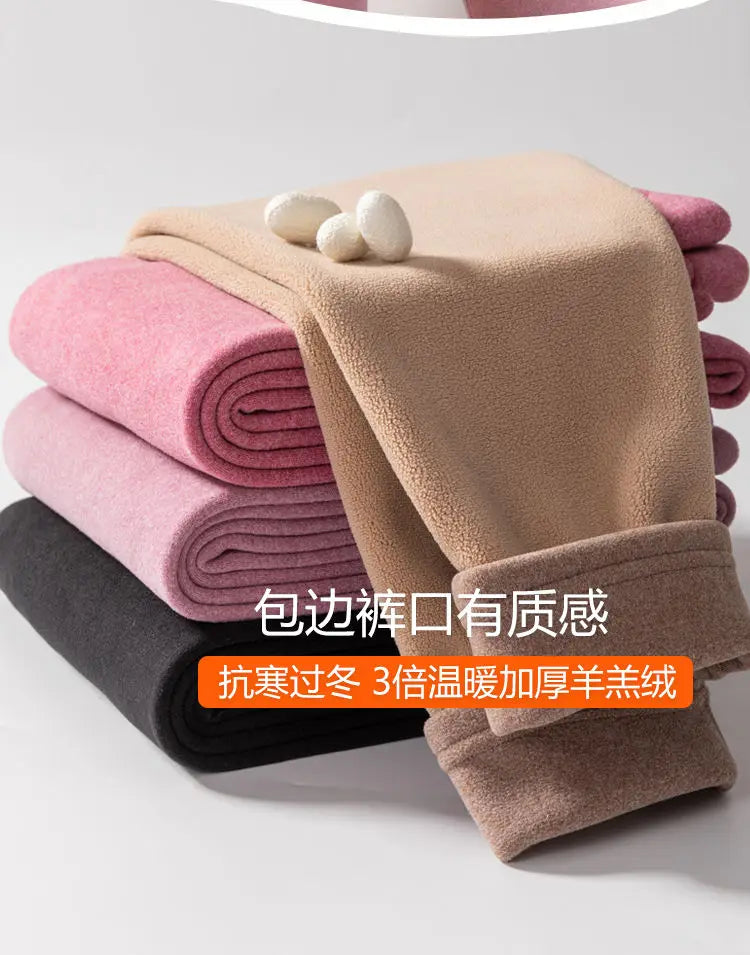 Thermal Underwear For Women Winter Warm thicken lamb fleece high elastic Long Johns bottoming Two Piece Sets Thermos Clothing