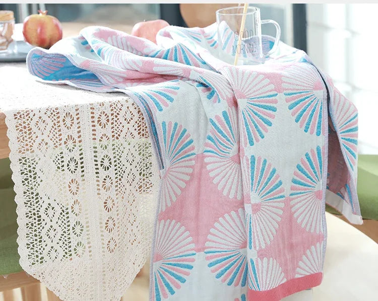Pure Cotton Bath Towel Gauze Beach Towels For Home Bathroom Shower Robe Towel Adult Large Wrap Soft Towel 70*140cm