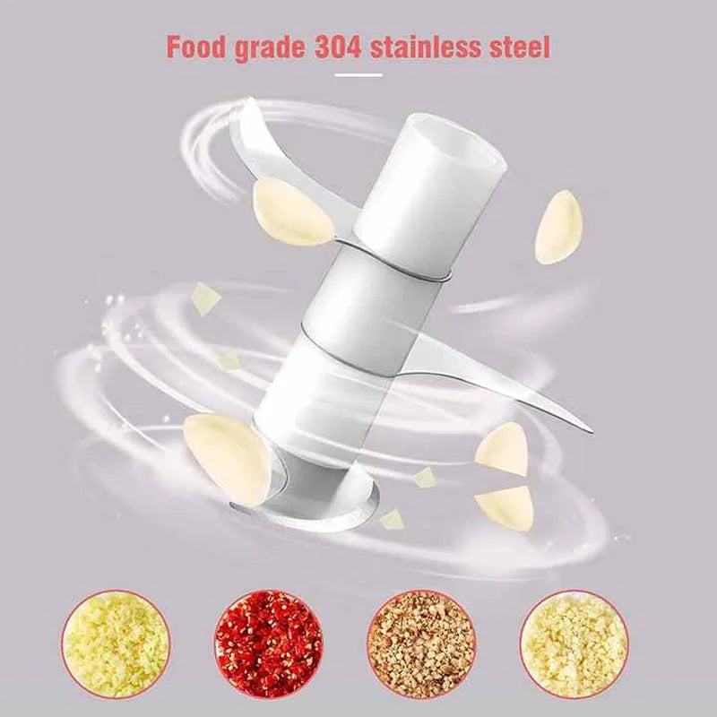 Automatic Electric Garlic Crusher Speedy Blender Usb Portable 250Ml Garlic Chopper Mini Cordless Food Chopper For Home Use