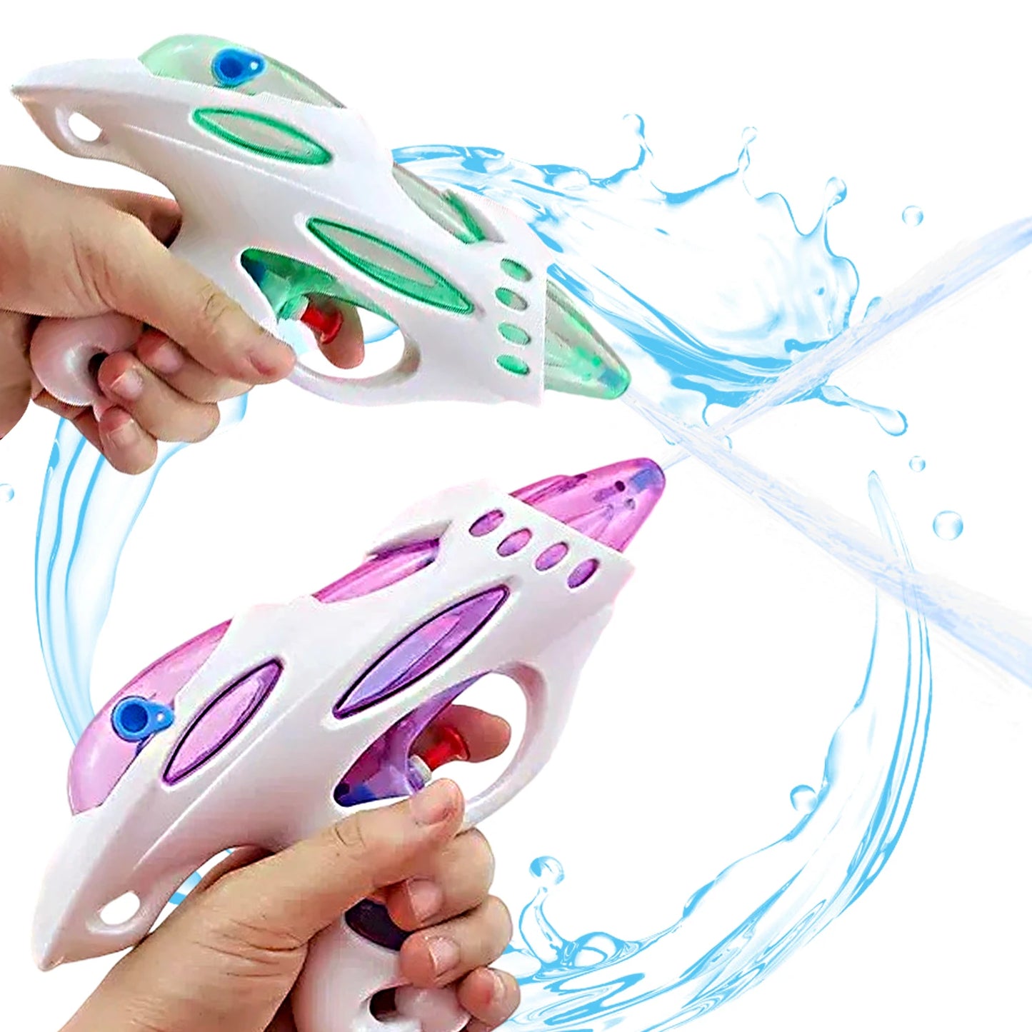 Children's water gun toys for boys and girls to play in water, outdoor bathing and swimming toys