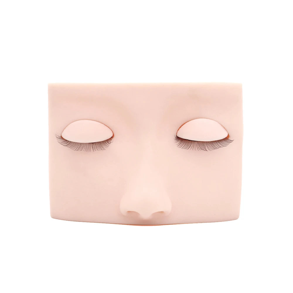 Makeup Accessories Mannequin Head For Eyelash Extension With Practice Silicone Removable Replacement Cosmetic Model Supplies