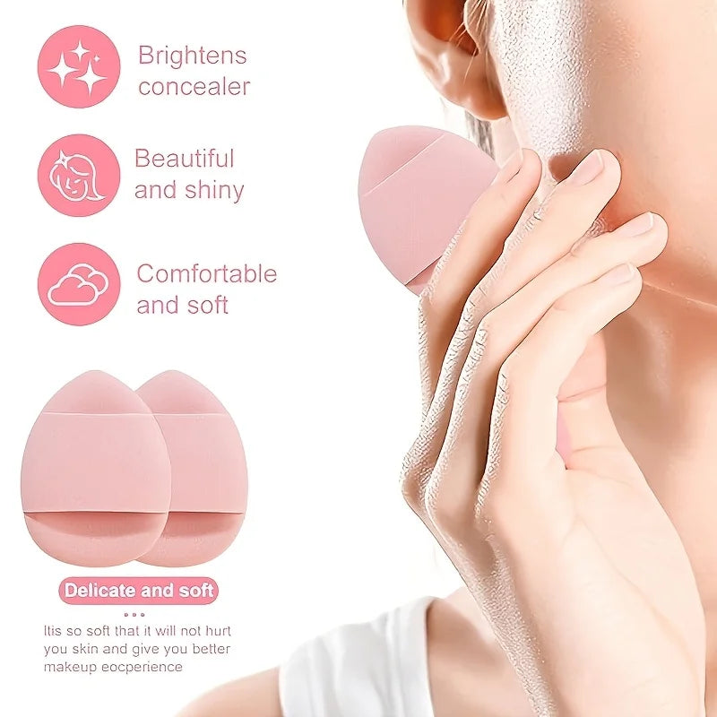 25Pcs Pro Makeup Brush & Sponge Set - 13 Brushes + 12 Hydrophilic Blenders for Liquid/Cream/Powder | Vegan Artist Kit with Pouch