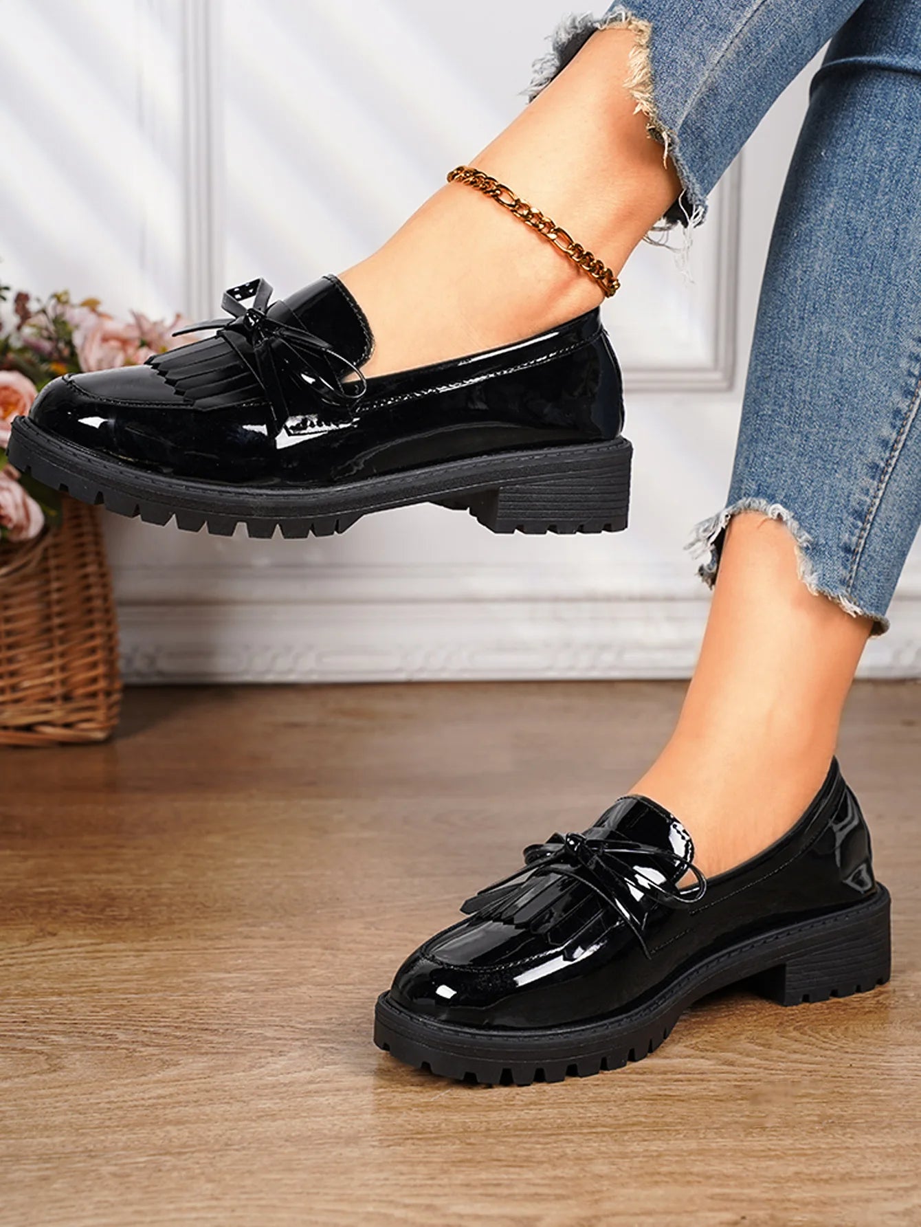 Comemore Women Flat Oxford Shoes Soft Leather Sneakers Low Medium Heeels Pumps Slip on Loafers Summer Footwear for Woman Zapatos