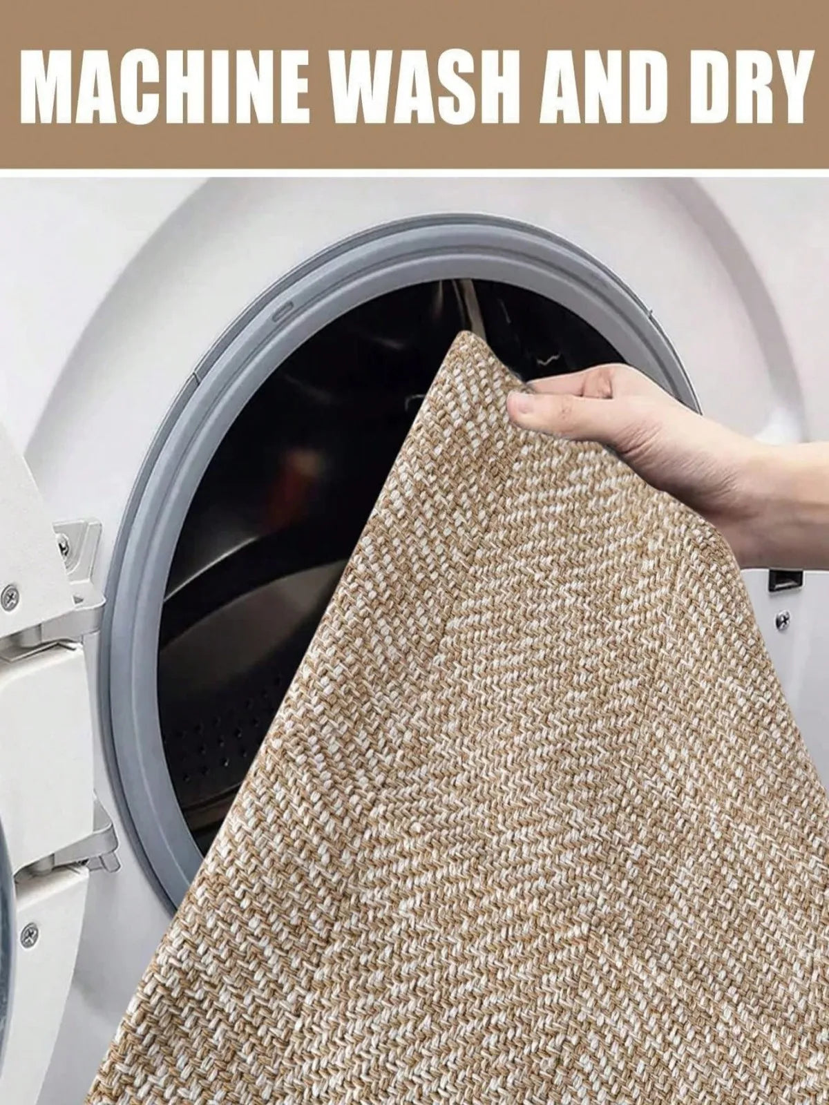Cotton Linen Weave Carpet for Living Room Bedroom Kitchen Area Rugs Floor Mat Water Absorbent Bathroom Carpets Doormat