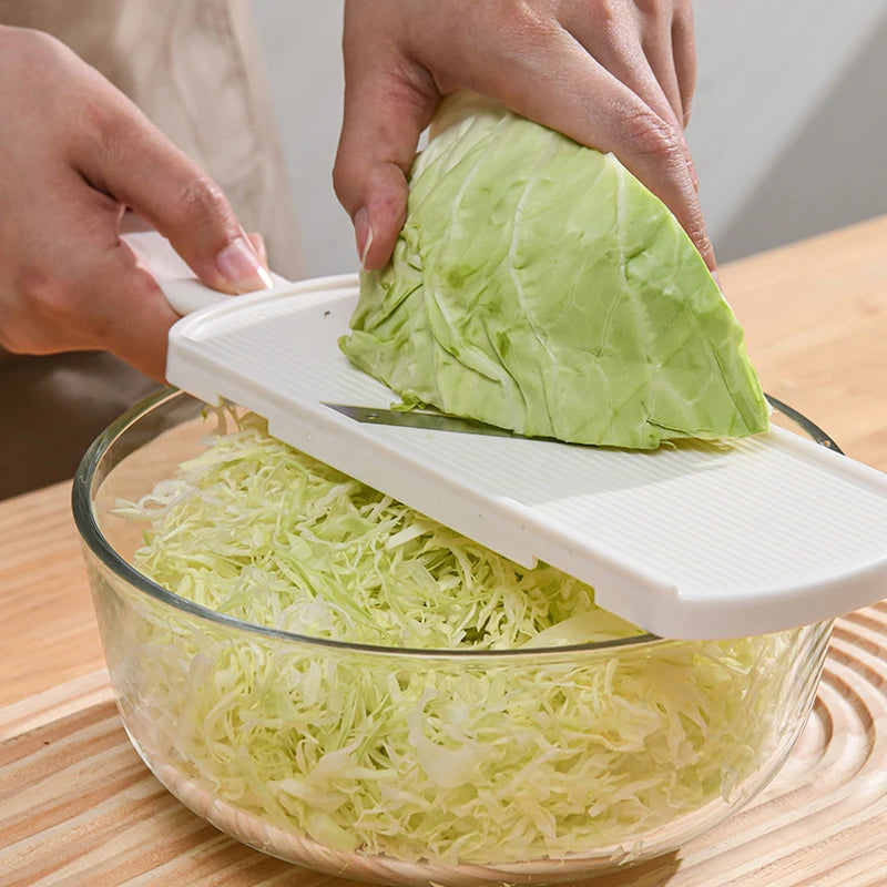 Vegetable Cutter Cabbage Grater, Onions Cucumbers Potatoes Cabbage Scraping for Salad Cutting, Slicing and Shredding KitchenTool