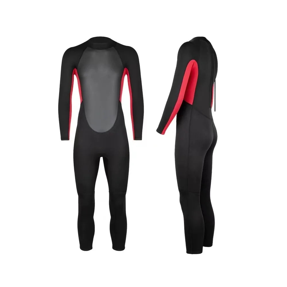 3mm diving suit, surfing suit, swimsuit, wet suit, snorkeling suit, surfing suit, warm, cold resistant, wear-resistant swimsuit
