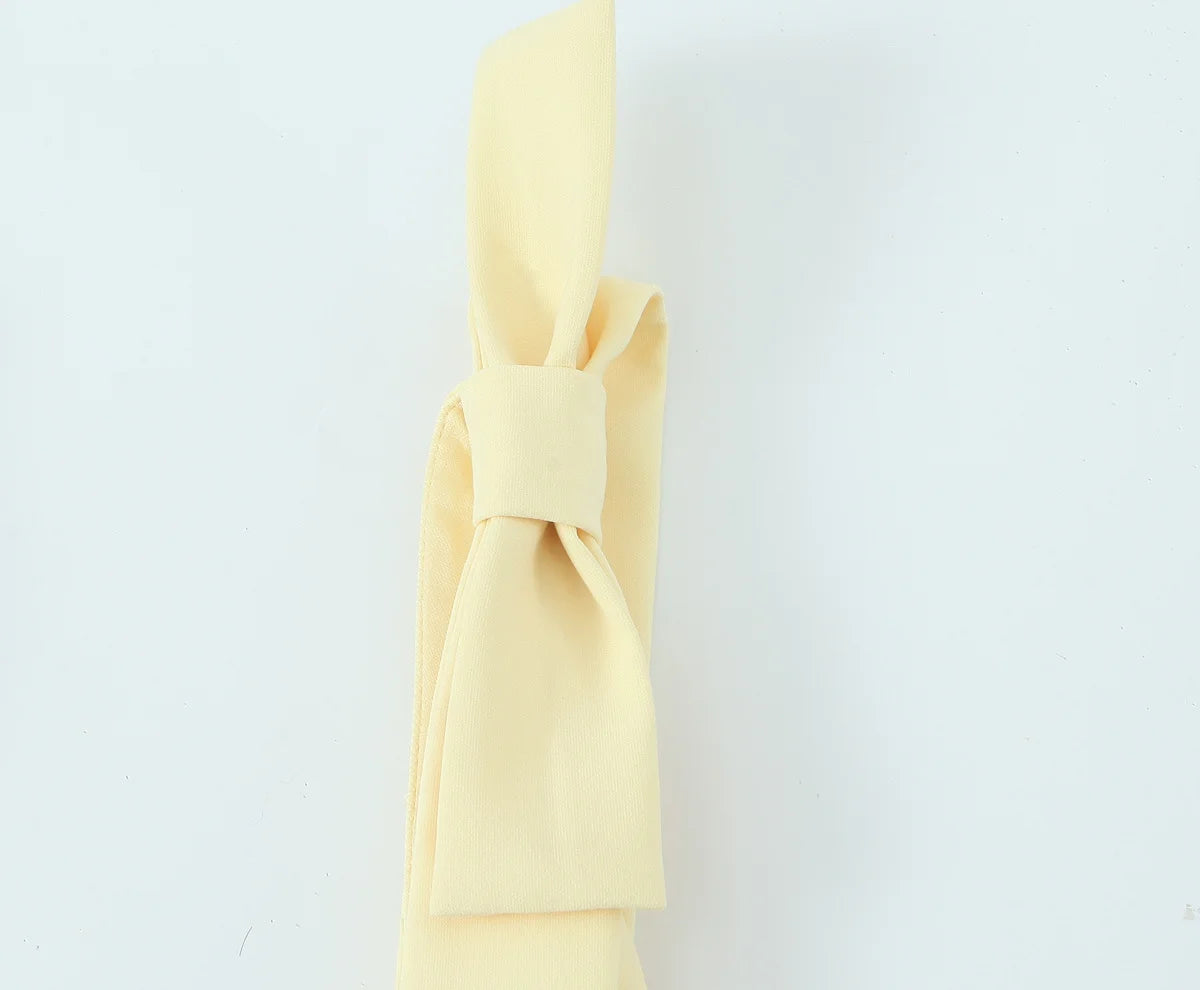 HH Summer Woman Elegant High Street Solid Side Zipper Slim Tops Women's Chic Sexy Sleeveless Bow Square Collar Sling Top
