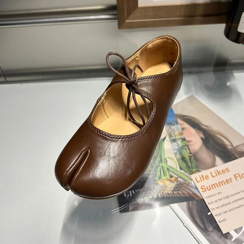 new Footwear Butterfly-Knot Ladies Flats Slip On Shoes Casual Female Soft Fashion Strange Toe Women Flats With Shoes