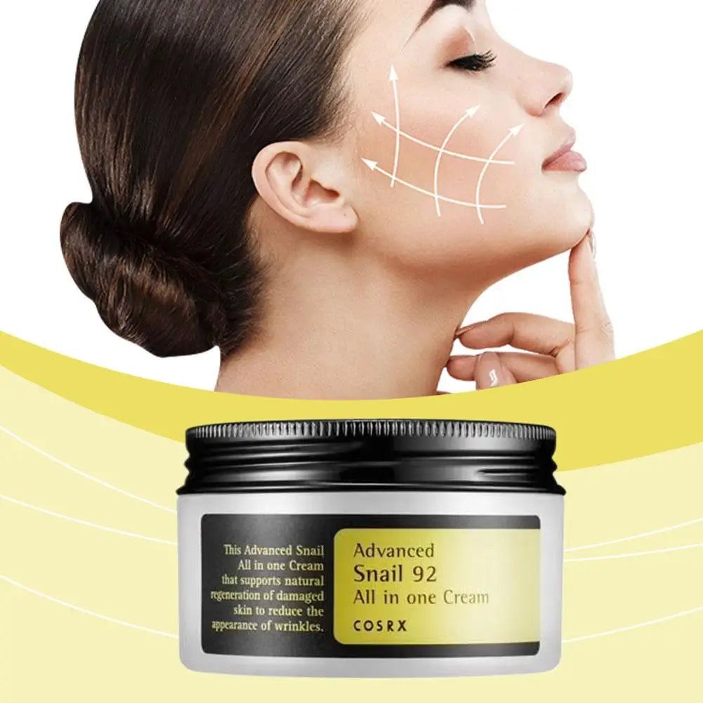 Advanced Snail Essence Skin Care Collagen 92 Face Cream Toner Cleanser SunScreen Sensitive skin Moisturizing Firming Smoothing