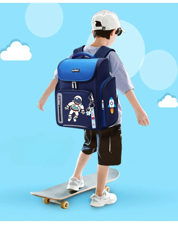 Kids Backpack Children School Bags for Boys Girl Astronaut School Backpack Waterproof Primary Student Book Bag Mochila Infantil