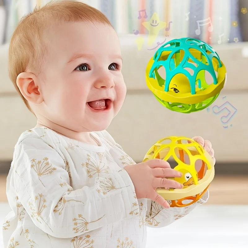 Baby Vibrating Hand Bell Toy - Sensory & Hearing Development Toy with Grip Training,  Ideal Birthday Gift for Infants