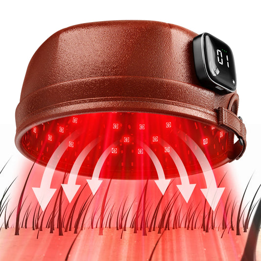 Laser Hair Growth Cap 660nm&850nm Red Light Therapy Cap 3000mAh for Hair Regrowth Anti Hair Loss Relax Scalp Hair Care Hat