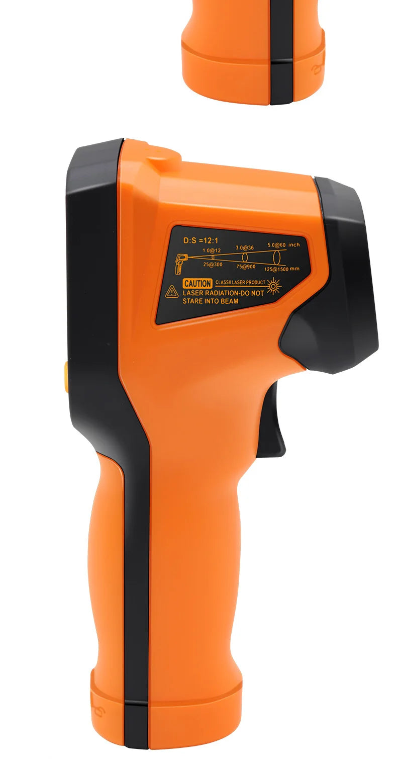 Non-contact Digital Infrared Thermometer Laser Temperature Meter Pyrometer Imager Hygrometer Termometro infrarojo Light Alarm