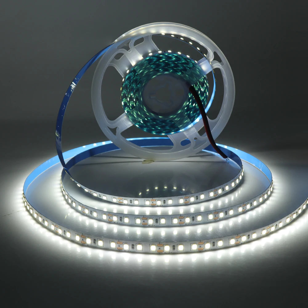 5M 10M LED Light Strips 12V 24V SMD 2835 120 240LEDs/m Home Lamp Strip Flexible LED Ribbon Tape Soft Lamp Bar 3000K 4000K 6000K