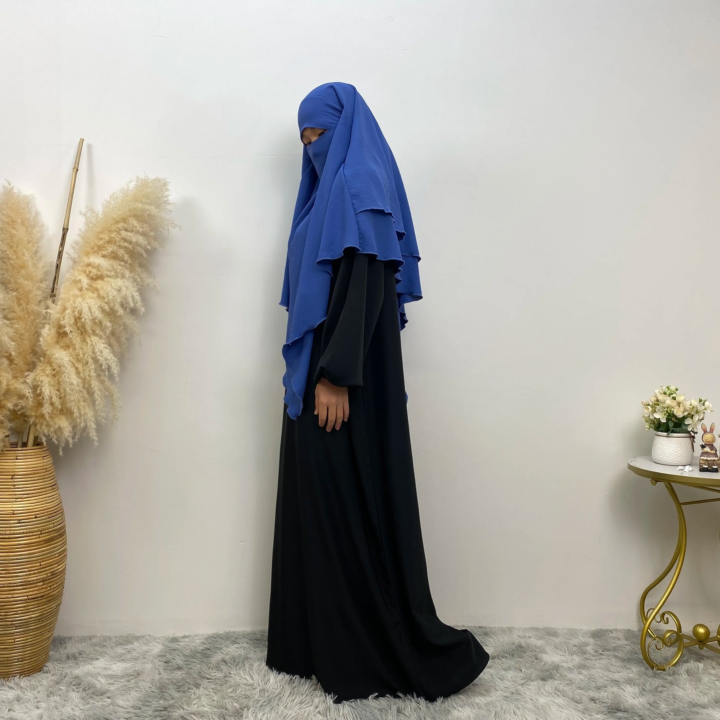 Islamic Clothing Women Muslim Plain Long Khimar Hijab Scarf Headcover Eid Prayer Garment Headdress Dubai Saudi Turkey Indonesia
