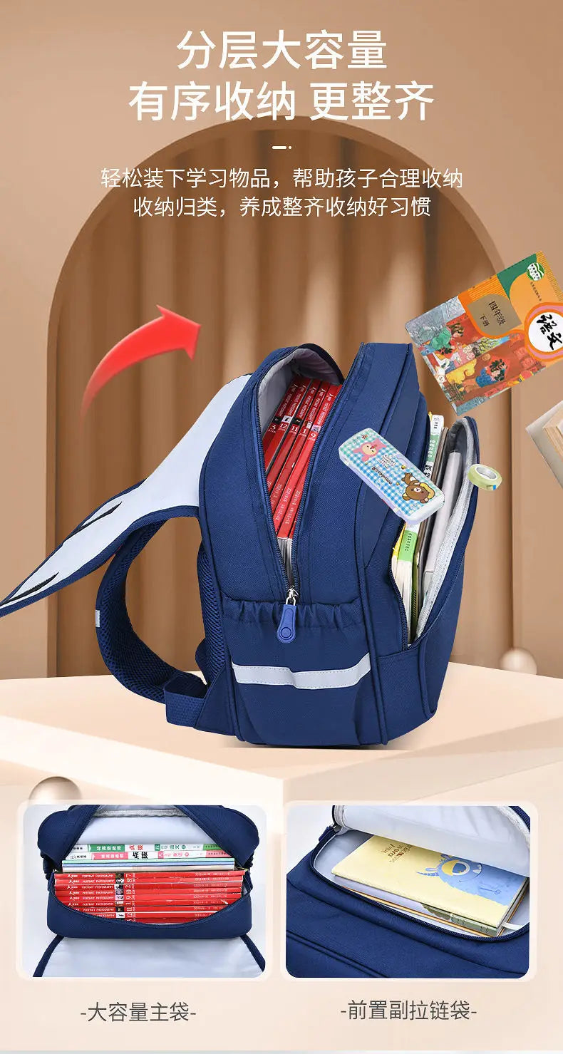 2025 New Fashion School Bags Boys Girls Brand Children Backpack Japanese Style Student Book Bag Large Capacity Kids Schoolbag